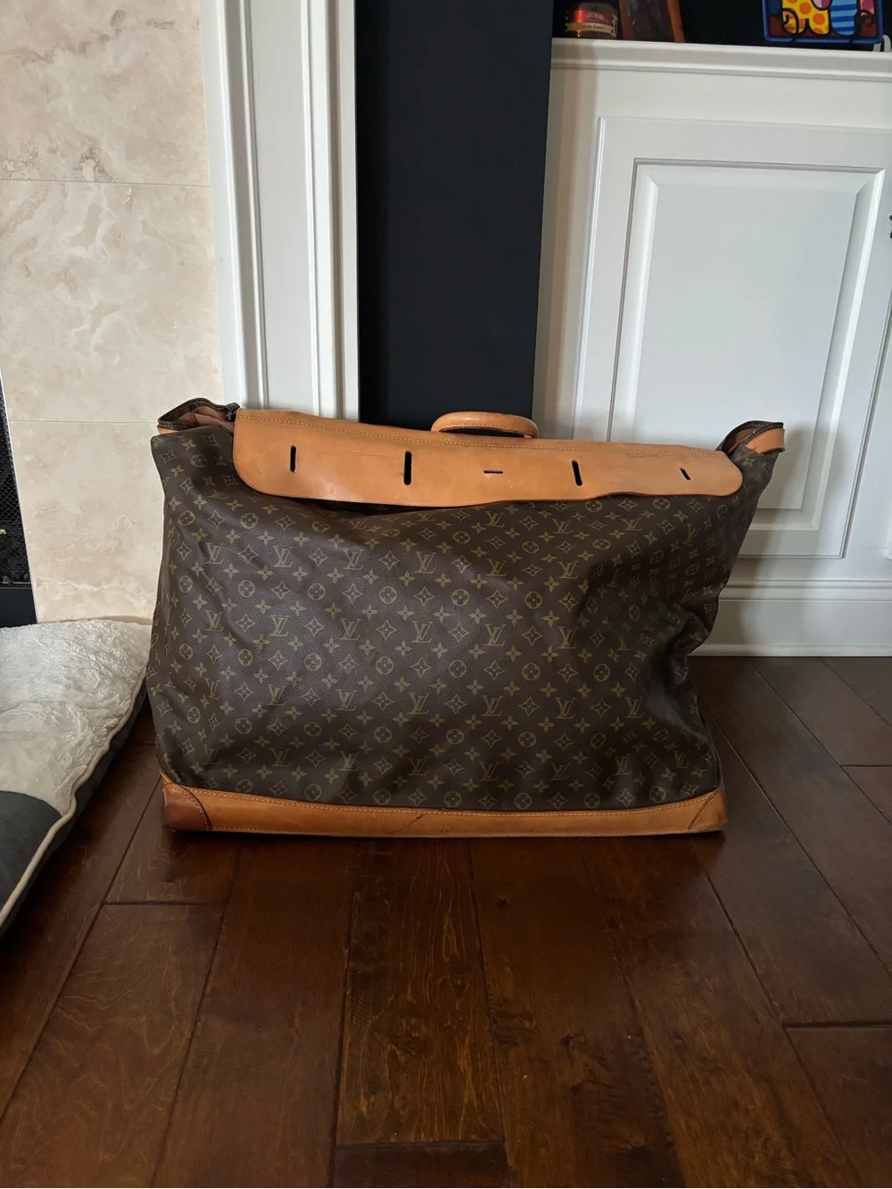 Authentic Louis Vuitton Monogram Canvas Steamer 65 Travel Bag